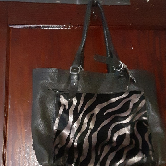 Cole Haan Handbags - Cole Haan tote bag with faux pony hair in zebra